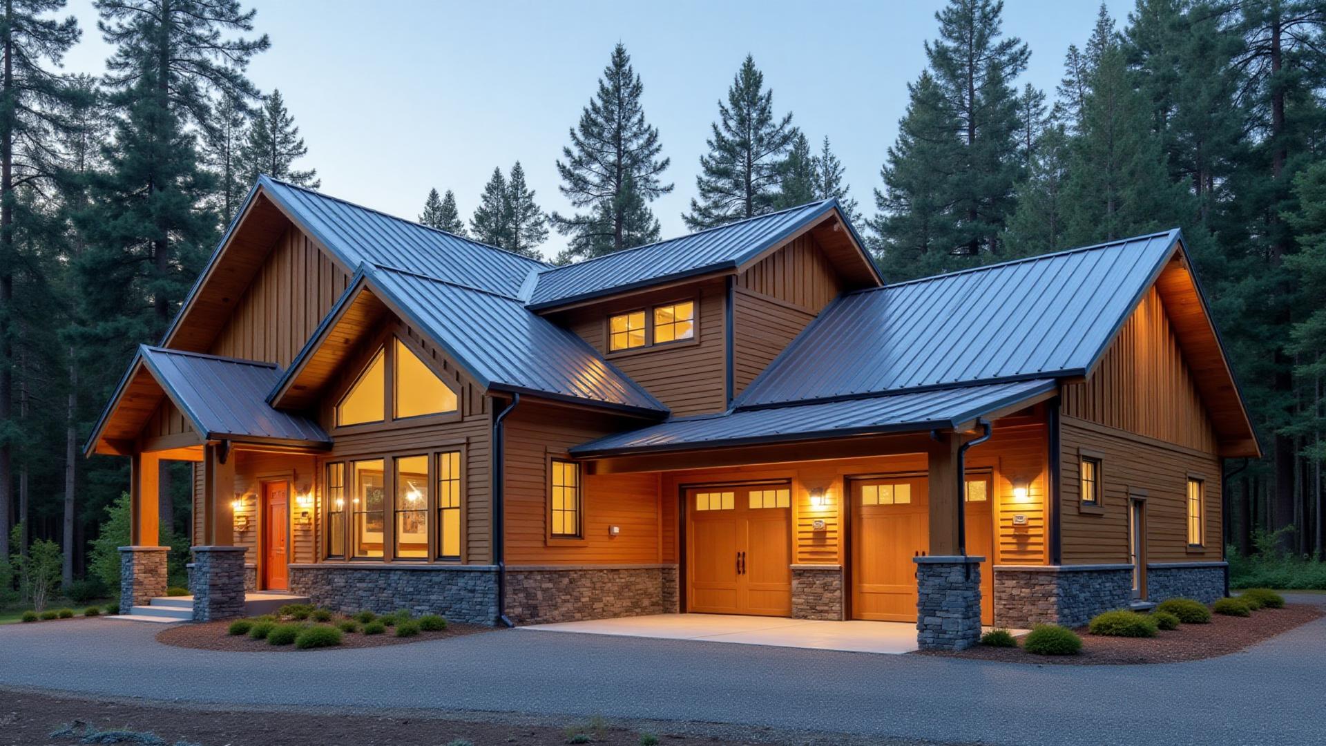 Active barndominiums with excavator, skid steer, and dump truck grading and compacting