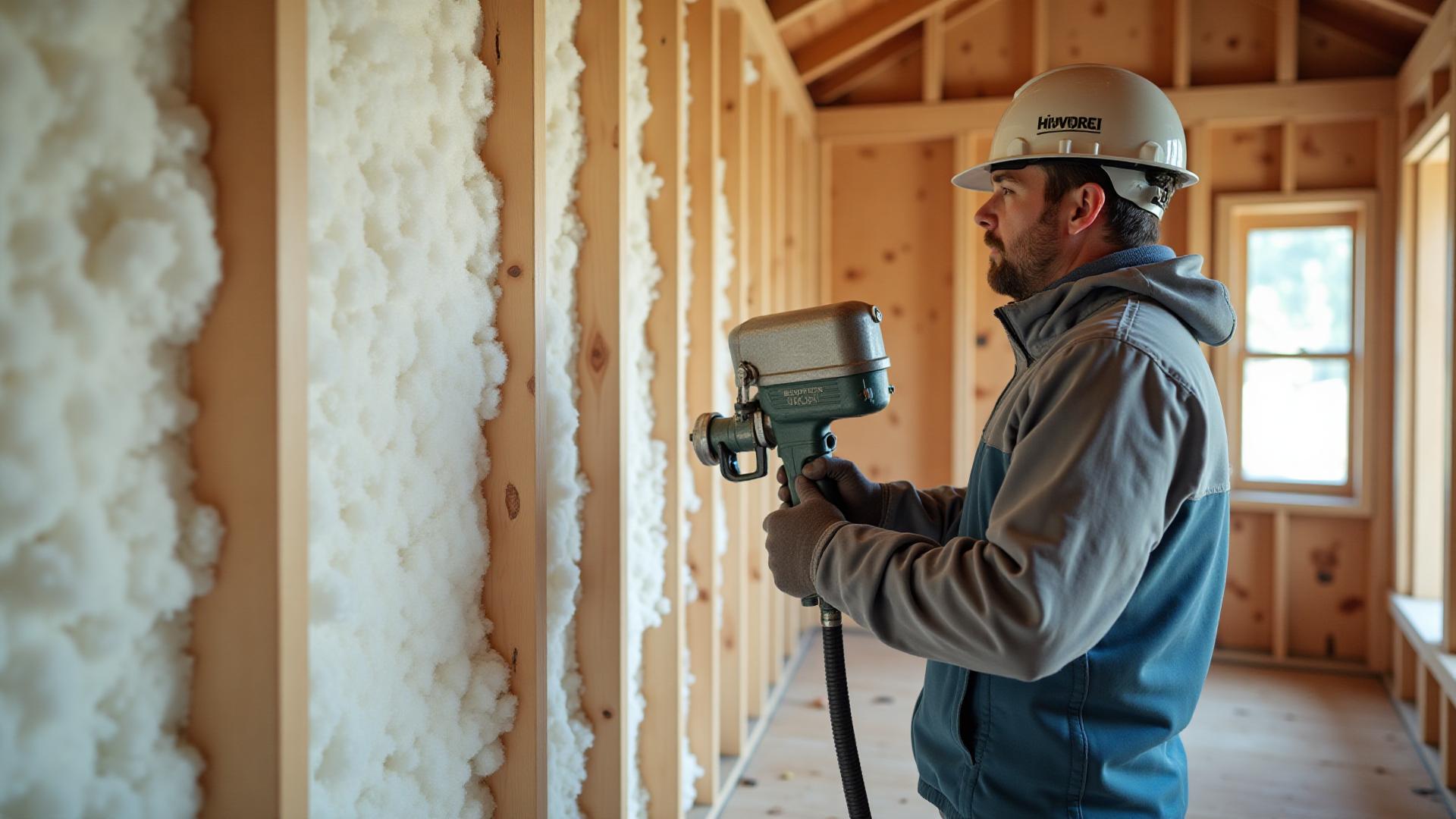 Active insulation & spray foam with excavator, skid steer, and dump truck grading and compacting