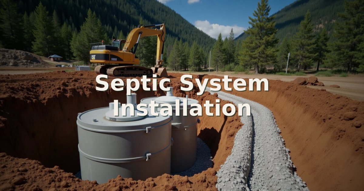 Septic System Installation Spokane & North Idaho
