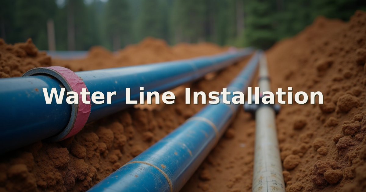 Line Installation Water Line Installation in Spokane & North Idaho | Tacoma Creek Build Co.